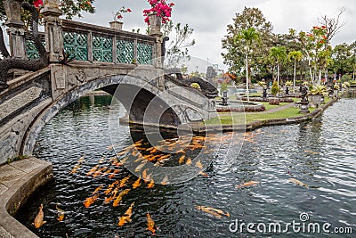 Tirta Gangga Water Palace, Bali, Indonesia Stock Photo