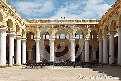 Tirumalai Nayak Palace. Madurai Tamil Nadu, India Stock Photo