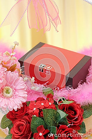 Tissot watch as for wedding gift Editorial Stock Photo