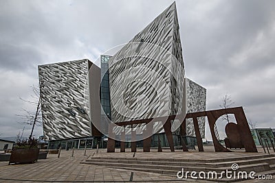 Titanic Belfast - Belfast - Northern Ireland Editorial Stock Photo