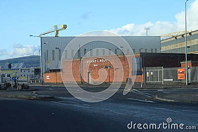 Titanic Belfast - Harland & Wolff shipyard - Northern Ireland tourism - Irish travel Editorial Stock Photo