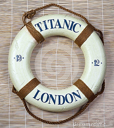 Titanic Lifesaver Stock Photo