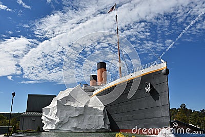 The Titanic Museum in Pigeon Forge, Tennessee Editorial Stock Photo