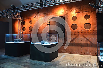 Titanic: The Real Story internatinal exposition Editorial Stock Photo