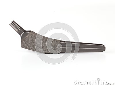 Titanium implant Stock Photo