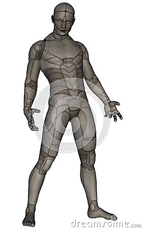 Titanium man Stock Photo