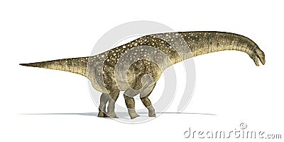 Titanosaurus dinosaur, photorealistic and scientifically correct Stock Photo