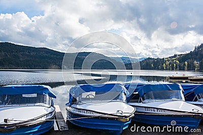 Titisee Germany Mountain Black Forest Landscape Lake Beautiful V Editorial Stock Photo