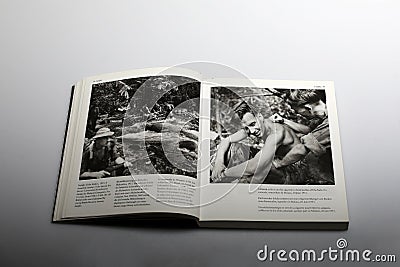 Photography book by Nick Yapp, British soldiers in Malaya 1953 Editorial Stock Photo