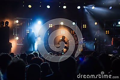 Title image: stage lights Stock Photo