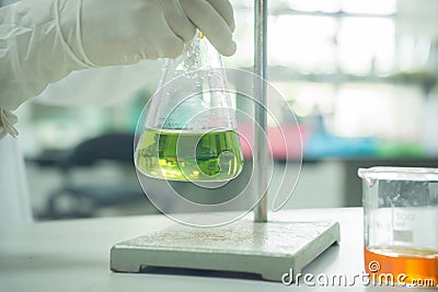 Titration technique Stock Photo