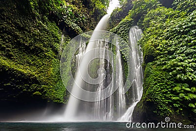 Tiu Kelep waterfall Stock Photo