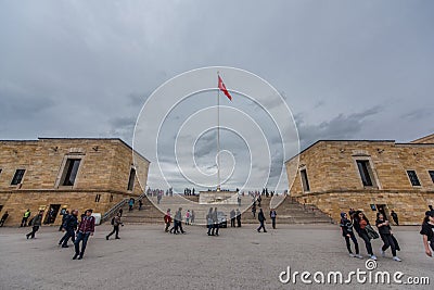 AnÄ±tkabir mausoleum of Mustafa Kemal AtatÃ¼rk, Ankara Editorial Stock Photo