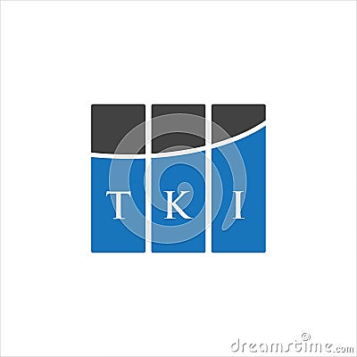 TKI letter logo design on white background. TKI creative initials letter logo concept. TKI letter design Vector Illustration