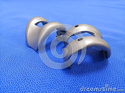 TKR Surgical Femoral Trials Stock Photo