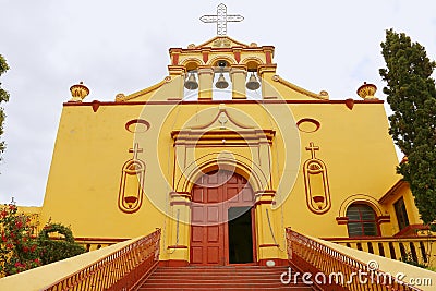 Calvario chapel in tlaxco, tlaxcala, mexico I Stock Photo