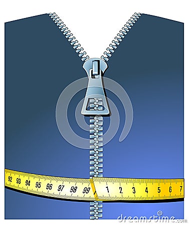 To administer a diet Vector Illustration