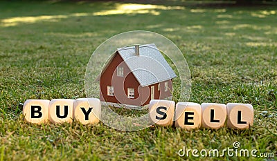 To buy or sell a house? Stock Photo