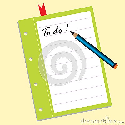 To do list Vector Illustration