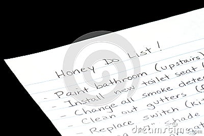 To do list Stock Photo