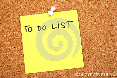 To do list Stock Photo