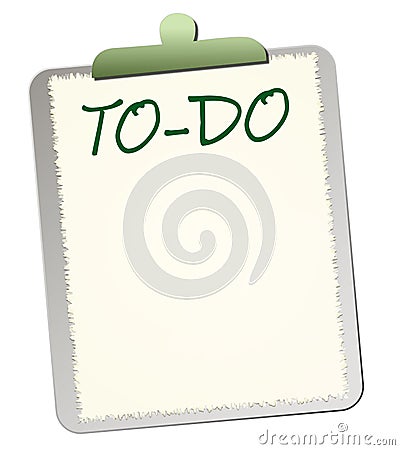 To-Do list Stock Photo