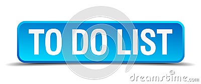 to do list button Vector Illustration