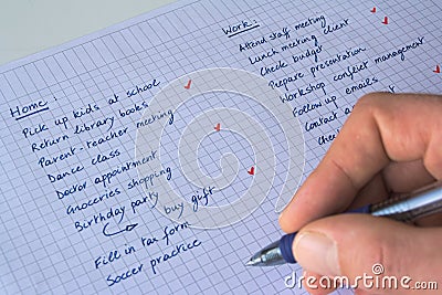 To do list Stock Photo