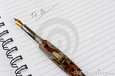 To Do List Stock Photo