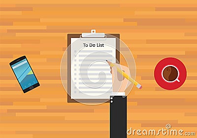 To do list Vector Illustration