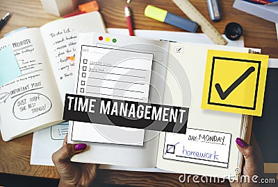 To Do List Time Management Reminder Prioritize Concept Stock Photo