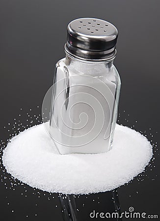 To Much Salt Stock Photo