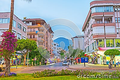 To spend the evening in Alanya Editorial Stock Photo