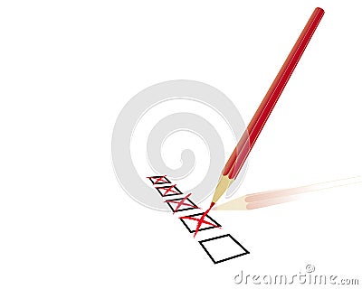 To tick Vector Illustration