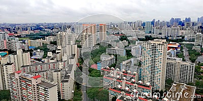 Toa Payoh housing estate Stock Photo