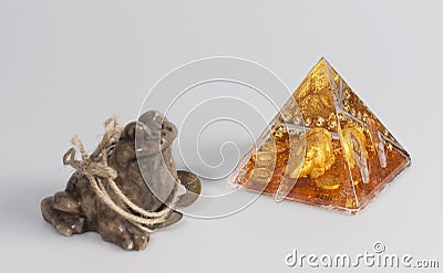 Talismans to attract money Stock Photo