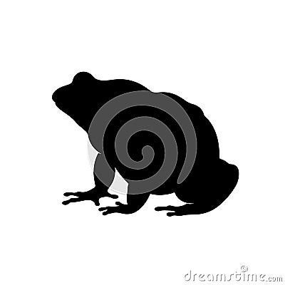 toad silhouette Vector Illustration