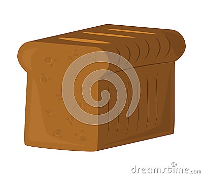 Toast bread vector symbol icon design. illustration isolated on white background Vector Illustration