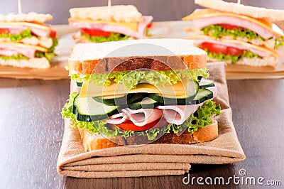 Toast sandwich Stock Photo