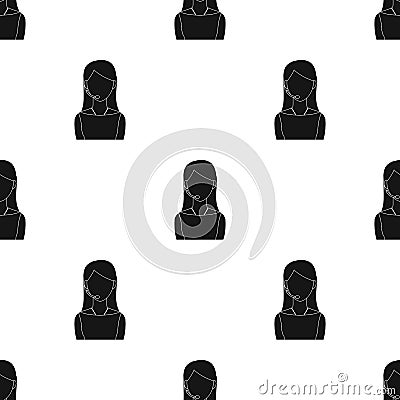 Toastmaster icon in black style isolated on white background. Event service pattern Vector Illustration