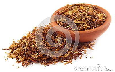 Tobacco for making cigarette Stock Photo