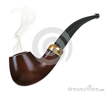 Tobacco pipe Stock Photo