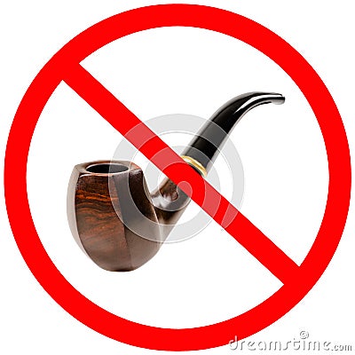 Tobacco pipe Stock Photo