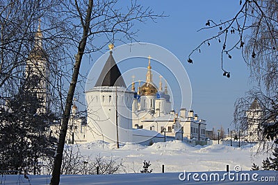 Tobolsk Kremlin, Tobolsk, Siberia, Russia. Editorial Stock Photo