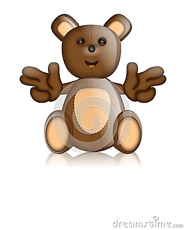 Toby Ted Teddy Toy Character Cartoon Stock Photo