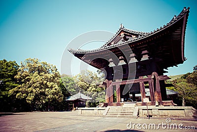 Todaiji Buddhist temple in the ancient Japanese capital Nara Stock Photo