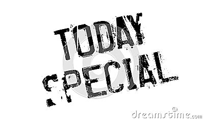 Today Special rubber stamp Vector Illustration