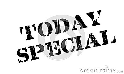 Today Special rubber stamp Vector Illustration