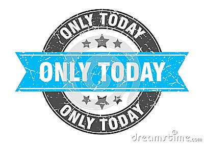 only today stamp Vector Illustration