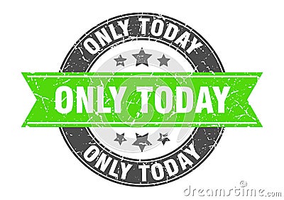 only today stamp Vector Illustration